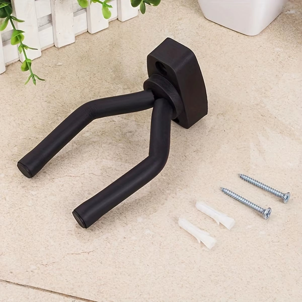 1Pc Versatile Guitar Wall Mount Hanger for Multiple Specifications - Electric/Classical/Folk Guitars, Bass Guitars - Metal Hook