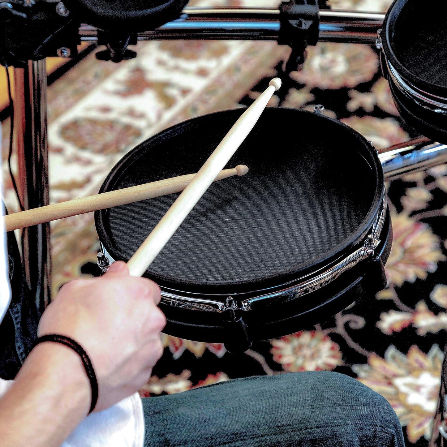 Surge Mesh Kit | Eight-Piece Electronic Drum Kit with Mesh Heads | 40 Kits, 385 Sounds, 60 Play-Along Tracks | USB/MIDI Connectivity + Strike Amp 12