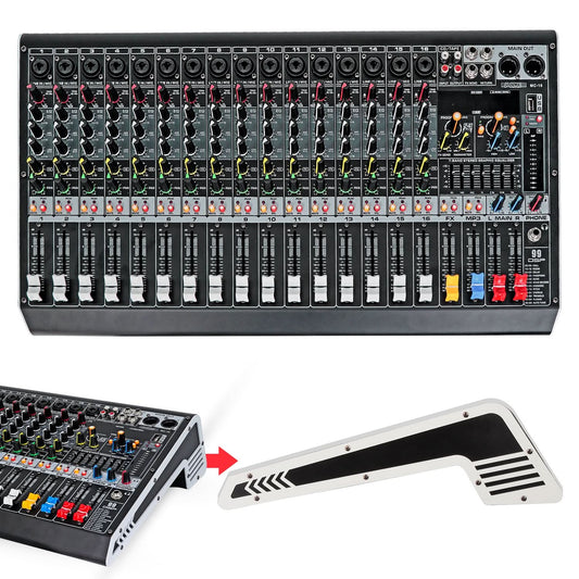 5Core 16-Channel Professional Audio Mixer with Bluetooth and USB Connectivity