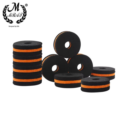 20Pcs/Set Drum Kit Cymbals Felt Pad Percussion Instrument Drum Slices Felt Protection Part Accessories Replacement Parts