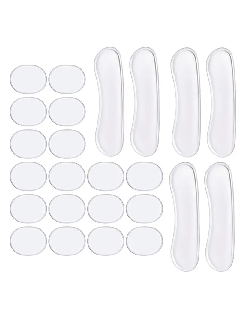 24Pcs Drum Dampeners Get Crisp Clear Drum Tones Soft Silicone Gel Pads Soft Drum Mute Dampeners for Drums Cymbals Tone Control
