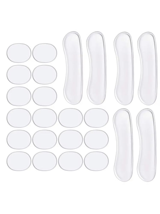 24Pcs Drum Dampeners Get Crisp Clear Drum Tones Soft Silicone Gel Pads Soft Drum Mute Dampeners for Drums Cymbals Tone Control