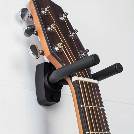 1Pc Versatile Guitar Wall Mount Hanger for Multiple Specifications - Electric/Classical/Folk Guitars, Bass Guitars - Metal Hook