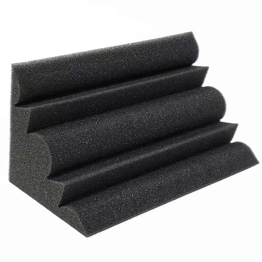12/24Pcs 12X12X24Cm Bass Traps Acoustic Foam Soundproof Foam Panel High Density Sound Absorption Studio Corner Foam