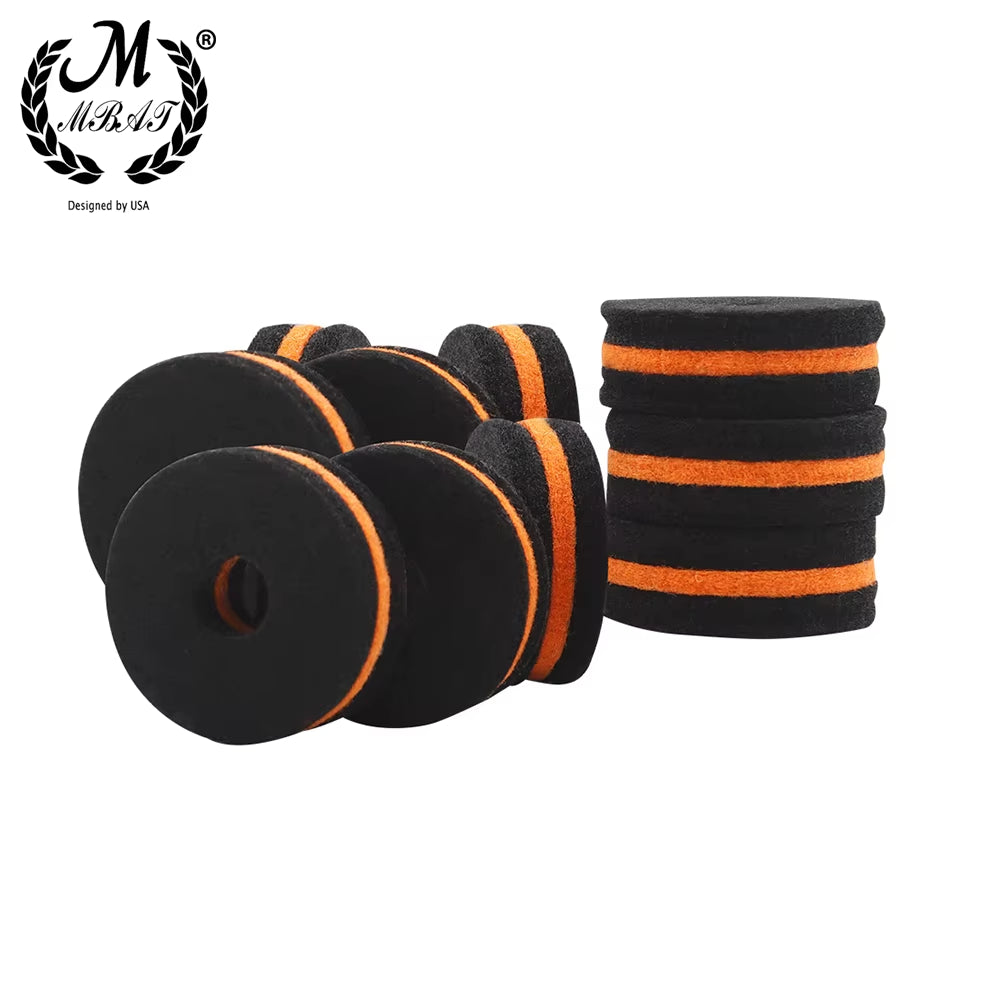 20Pcs/Set Drum Kit Cymbals Felt Pad Percussion Instrument Drum Slices Felt Protection Part Accessories Replacement Parts