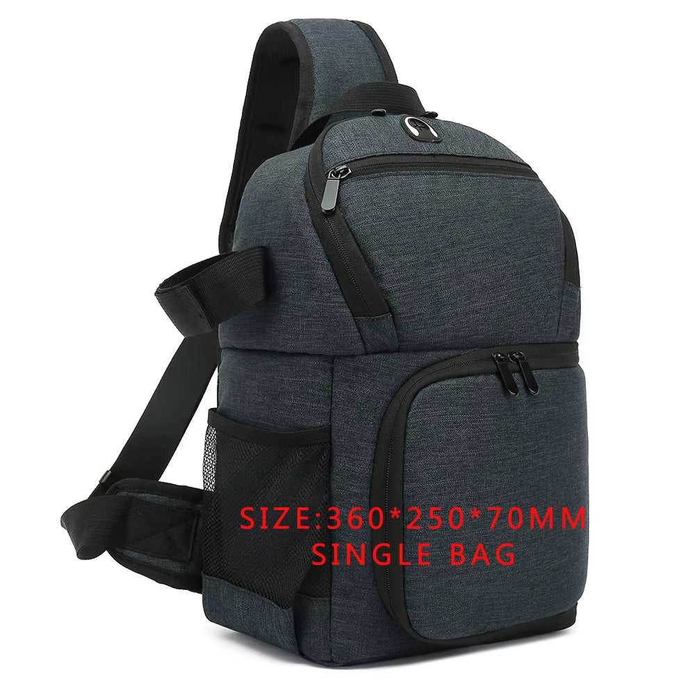 Multi-Functional Camera Bag Photo Backpack Waterproof Large Capacity Portable Travel DSLR Camera Bag Digital Cameras Bag