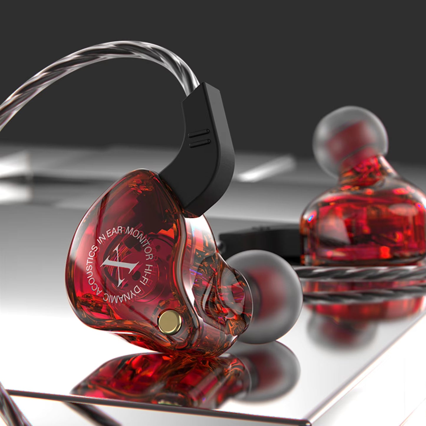 In-Ear Monitor Headphones In-Ear Monitor Headphones Noise Isolation Wired In-Ear Headphones for Singers Drummers Musicians