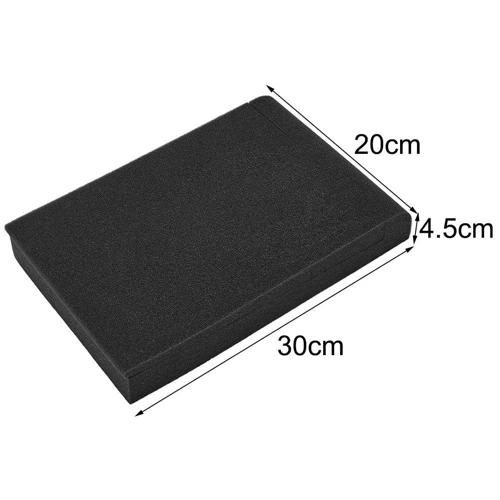 2Pcs 30X20X4.5Cm Sponge Studio Monitor Speaker Acoustic Isolation Foam Soundproof Isolator Pads High Density Sound Proof Panels