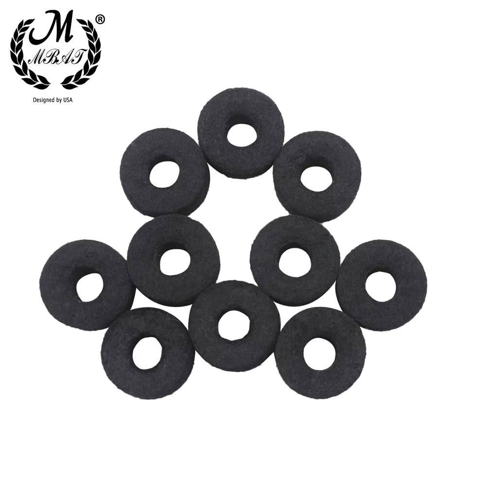 20Pcs/Set Drum Kit Cymbals Felt Pad Percussion Instrument Drum Slices Felt Protection Part Accessories Replacement Parts