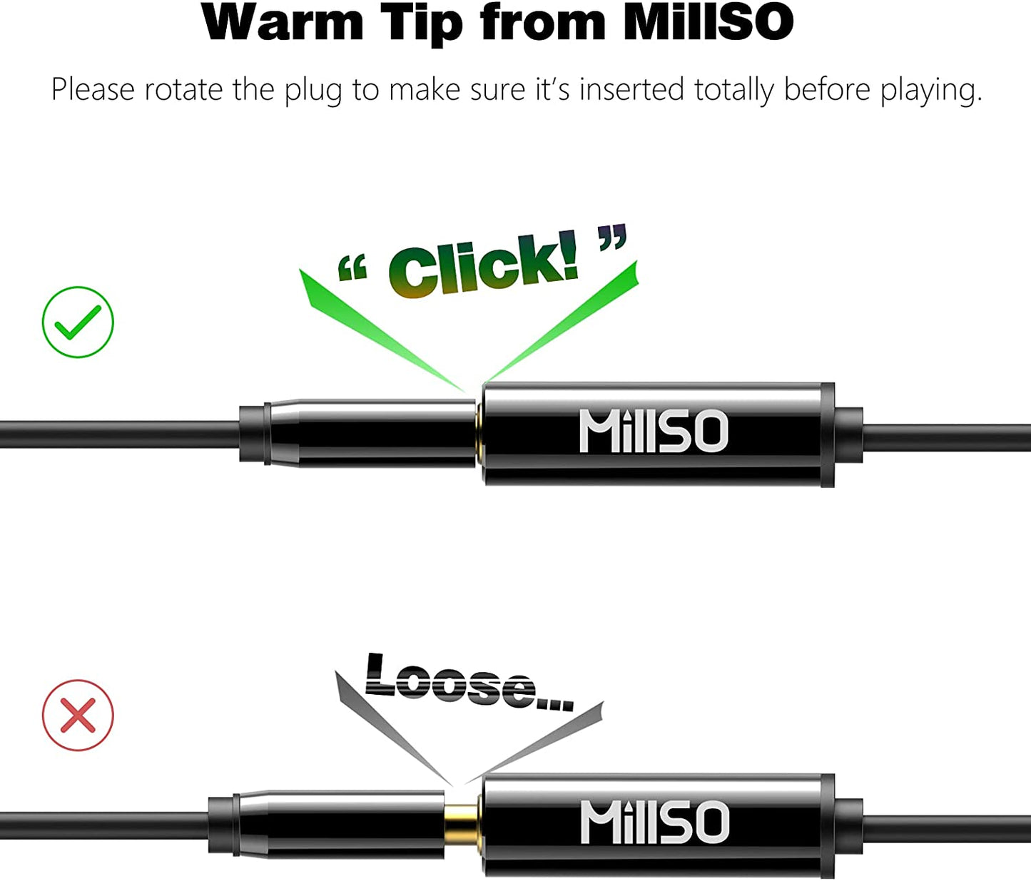 1/4 to 3.5Mm Instrument Cable, TRS Headphone Adapter 6.35Mm Female to 3.5Mm Male 1/8 to 1/4 Stereo Audio Adapter for Amplifier, Guitar, Piano, Speaker to Phone, Laptop, Headphone - 12Inch/30Cm