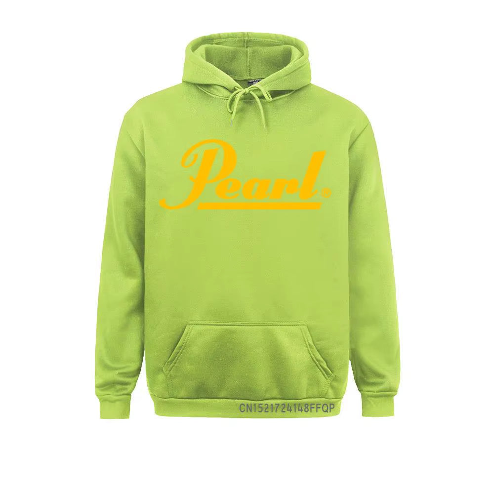 Drums Brand Men Pullovers Winter New Pearl Hoodie Pocket Hip Hop Harajuku Music Sweatshirts Top Coats S-3XL Homme Clothing