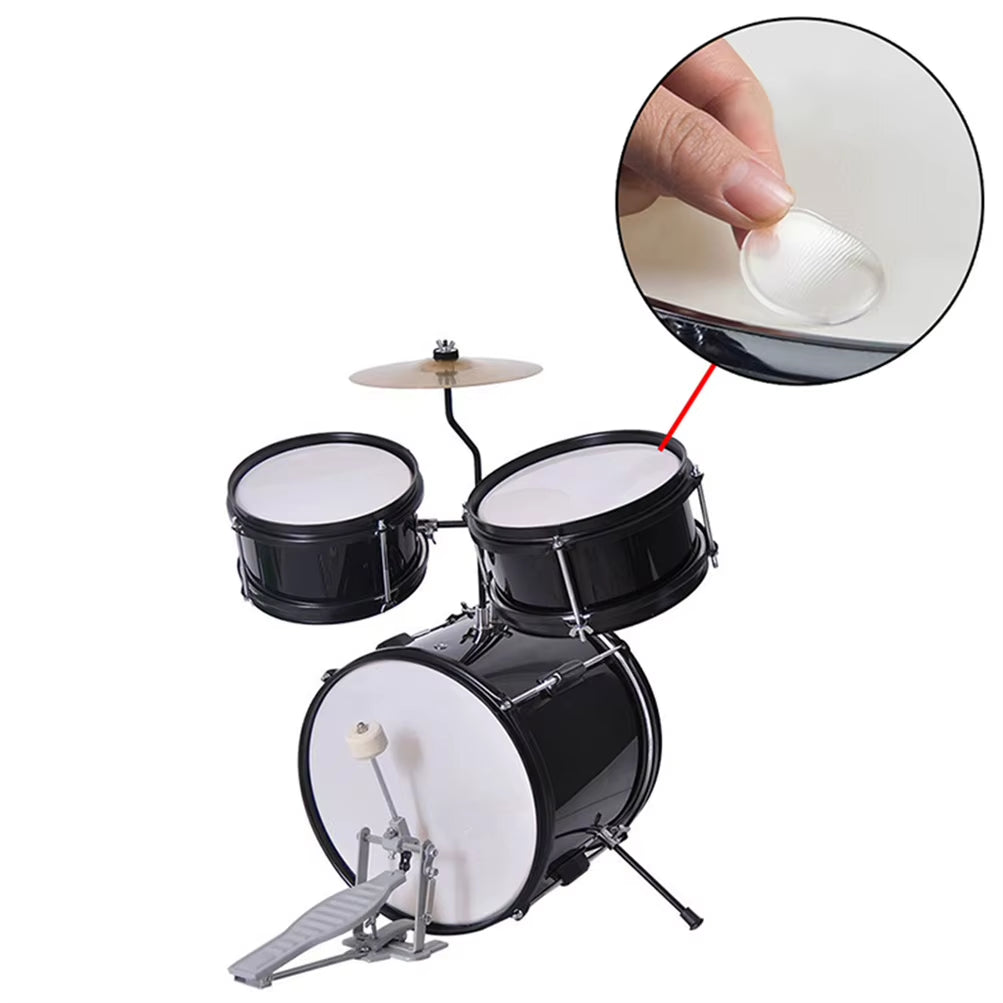 24Pcs Drum Dampeners Get Crisp Clear Drum Tones Soft Silicone Gel Pads Soft Drum Mute Dampeners for Drums Cymbals Tone Control