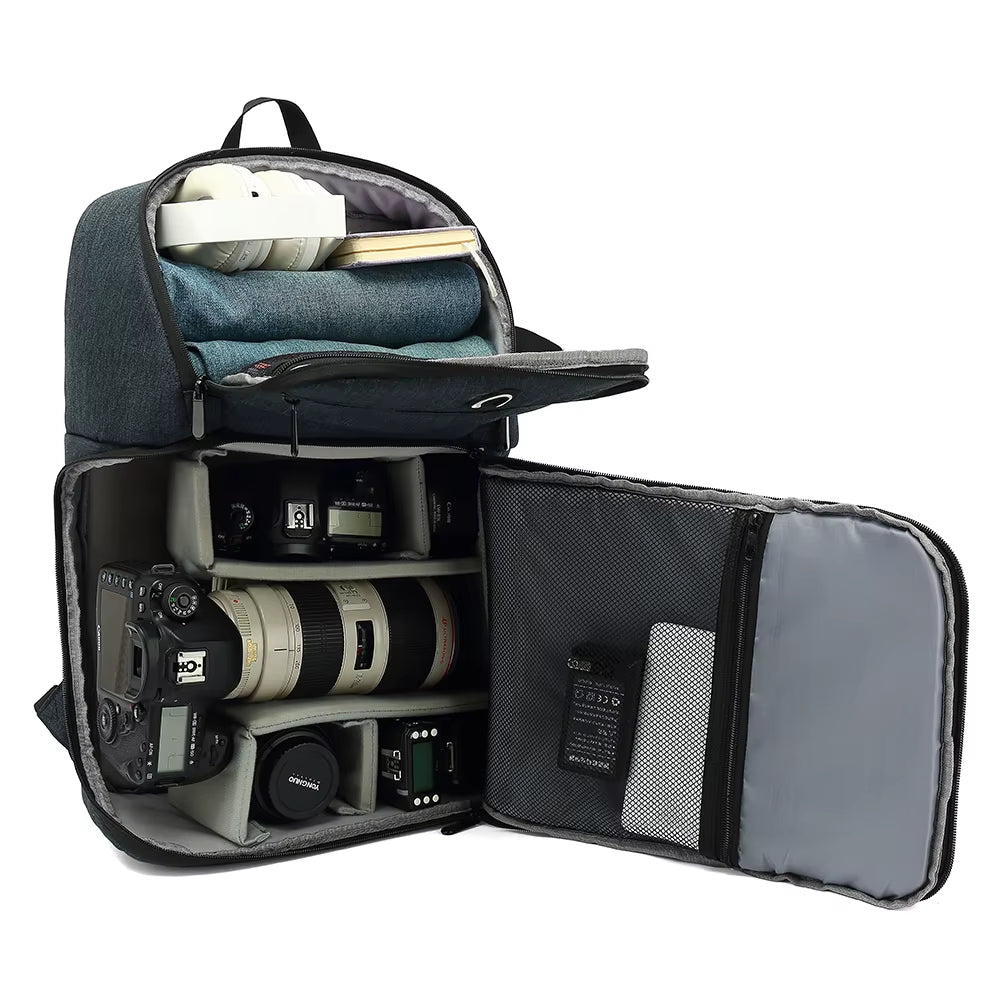 Multi-Functional Camera Bag Photo Backpack Waterproof Large Capacity Portable Travel DSLR Camera Bag Digital Cameras Bag