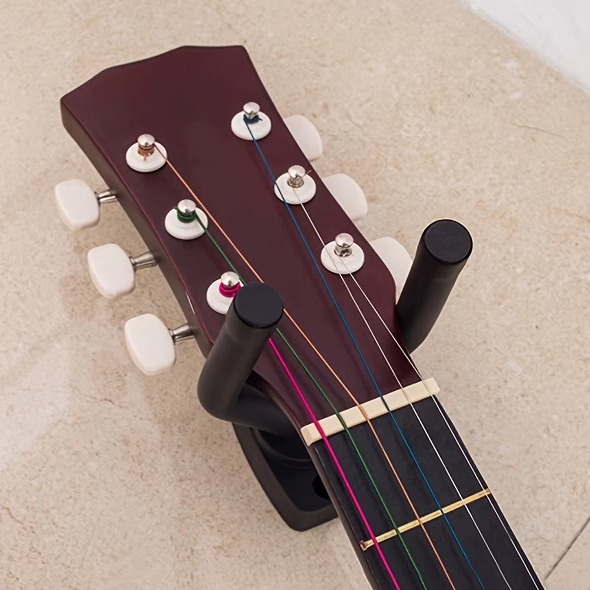 1Pc Versatile Guitar Wall Mount Hanger for Multiple Specifications - Electric/Classical/Folk Guitars, Bass Guitars - Metal Hook