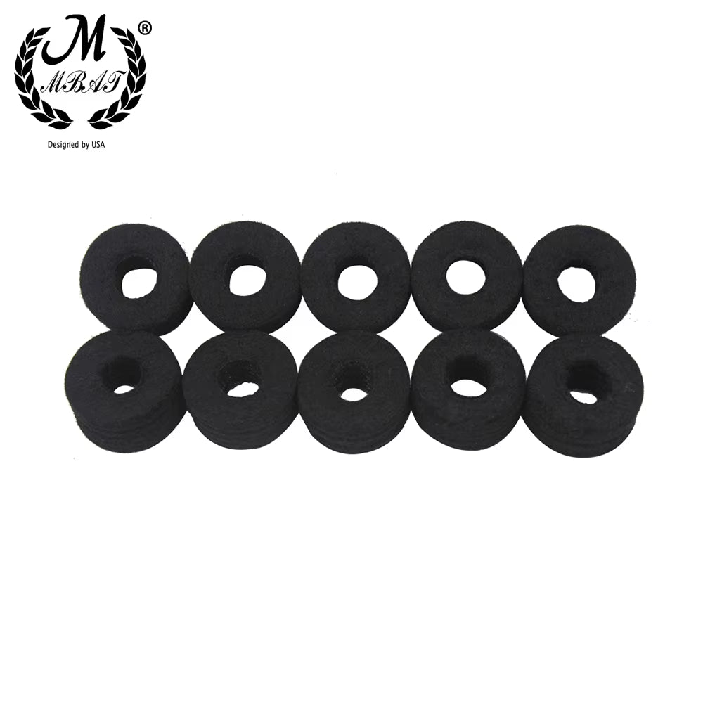 20Pcs/Set Drum Kit Cymbals Felt Pad Percussion Instrument Drum Slices Felt Protection Part Accessories Replacement Parts