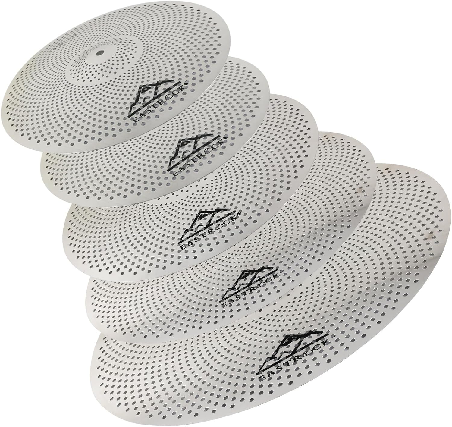 Low Volume Cymbal Pack Mute Cymbal Set 5 Pieces, 14"Hi-Hat+16"C