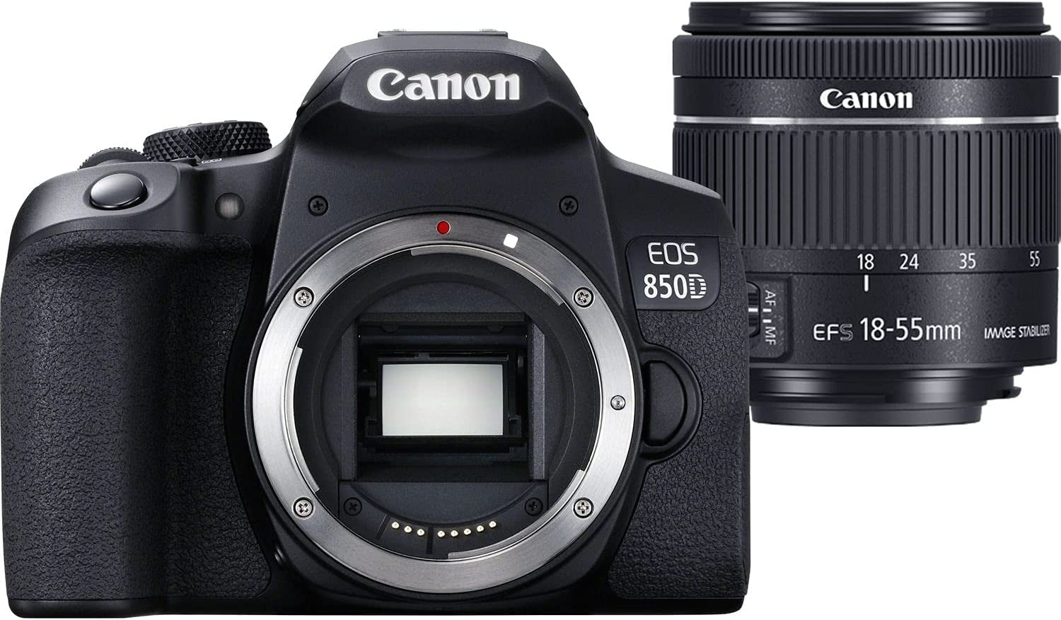 Canon EOS 850D (Rebel T8I) DSLR Camera Bundle with 18-55Mm STM & 75-300Mm III Lens Bundle + 64GB High Speed Memory Card + Accessory Kit