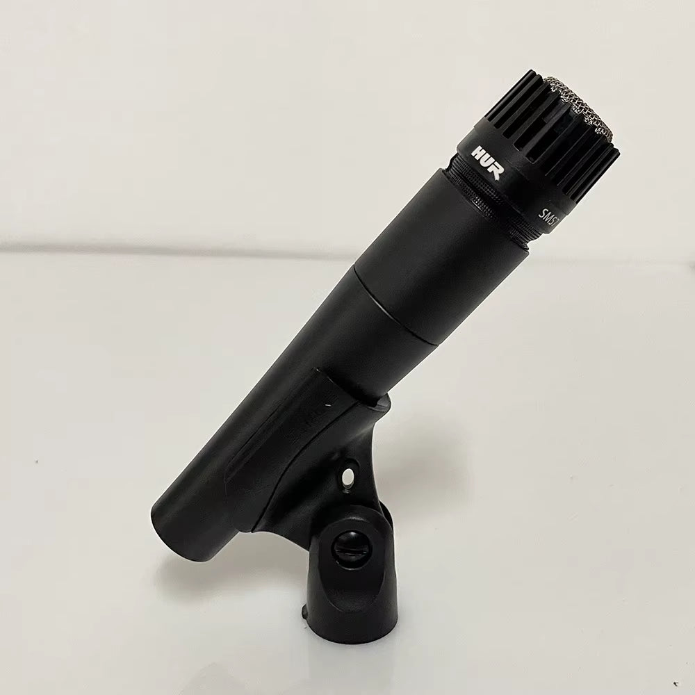 HUR SM57 Instrument Microphone Drum MIC Wired Dynamic Cardioid Microfone Guitar Amp, Bass Amp, Saxophone, Trumpet or Drums
