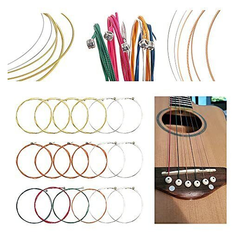 Kit De Accesorios De Guitarra 66 Piezas Incluye Cuerdas De Guitarra Picos Punta