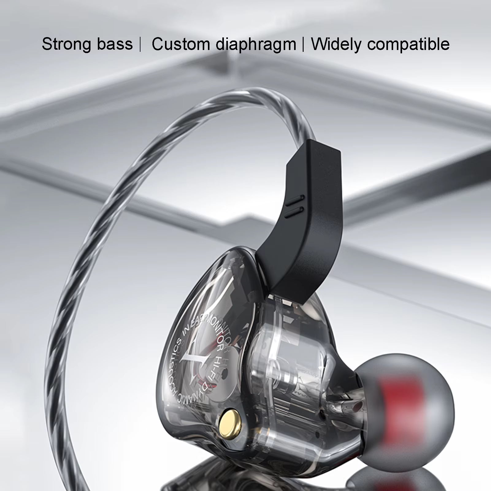 In-Ear Monitor Headphones In-Ear Monitor Headphones Noise Isolation Wired In-Ear Headphones for Singers Drummers Musicians