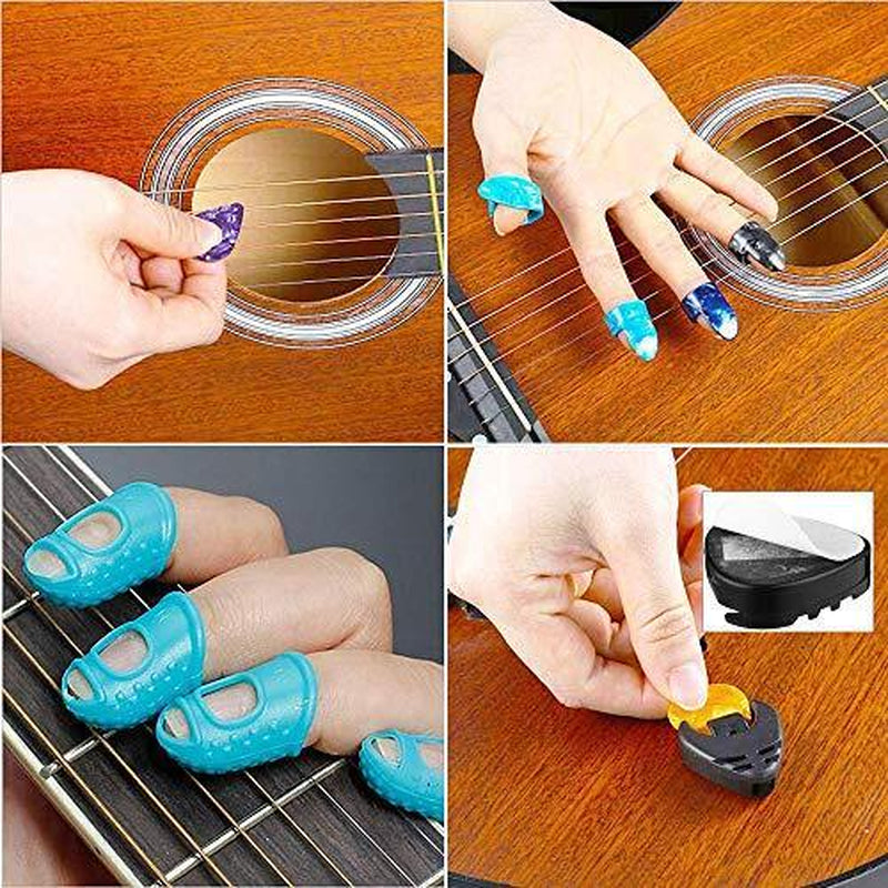 Kit De Accesorios De Guitarra 66 Piezas Incluye Cuerdas De Guitarra Picos Punta