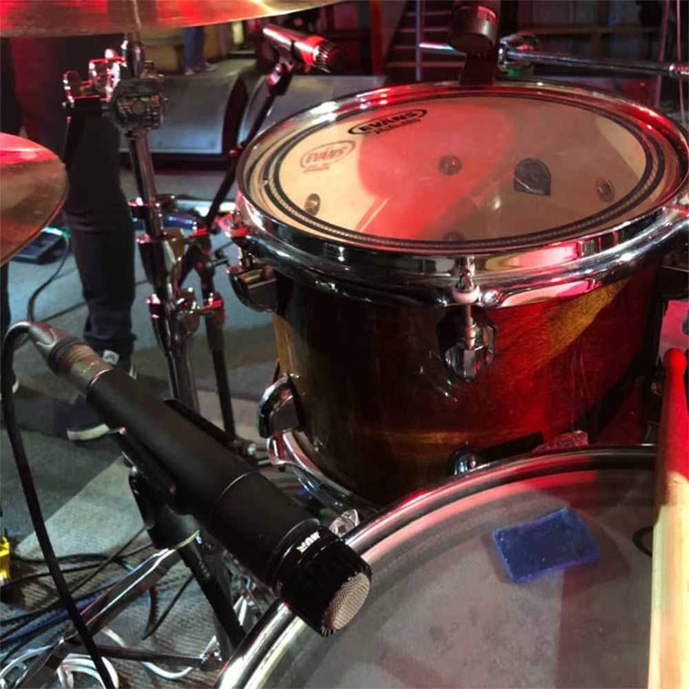 HUR SM57 Instrument Microphone Drum MIC Wired Dynamic Cardioid Microfone Guitar Amp, Bass Amp, Saxophone, Trumpet or Drums