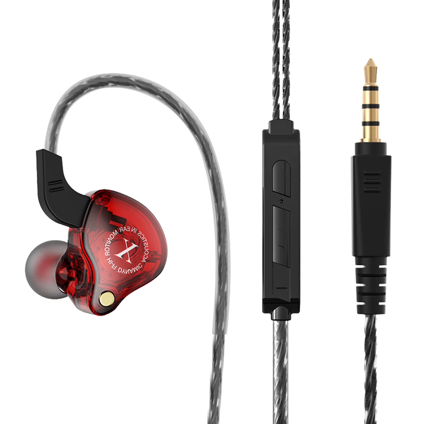 In-Ear Monitor Headphones In-Ear Monitor Headphones Noise Isolation Wired In-Ear Headphones for Singers Drummers Musicians