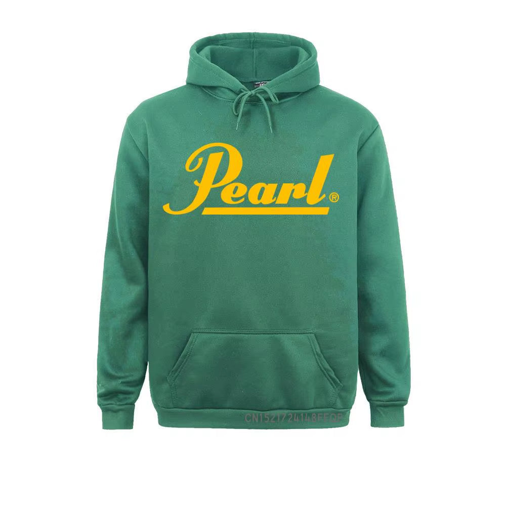 Drums Brand Men Pullovers Winter New Pearl Hoodie Pocket Hip Hop Harajuku Music Sweatshirts Top Coats S-3XL Homme Clothing