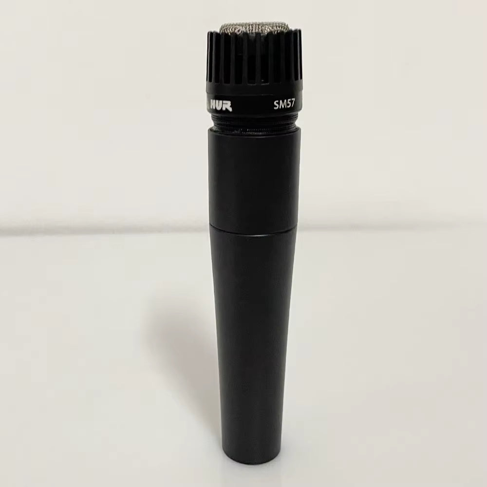 HUR SM57 Instrument Microphone Drum MIC Wired Dynamic Cardioid Microfone Guitar Amp, Bass Amp, Saxophone, Trumpet or Drums