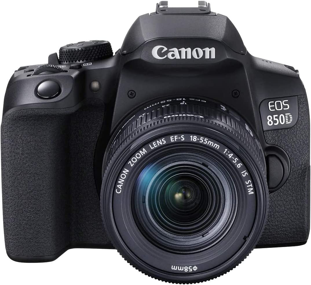 Canon EOS 850D (Rebel T8I) DSLR Camera Bundle with 18-55Mm STM & 75-300Mm III Lens Bundle + 64GB High Speed Memory Card + Accessory Kit