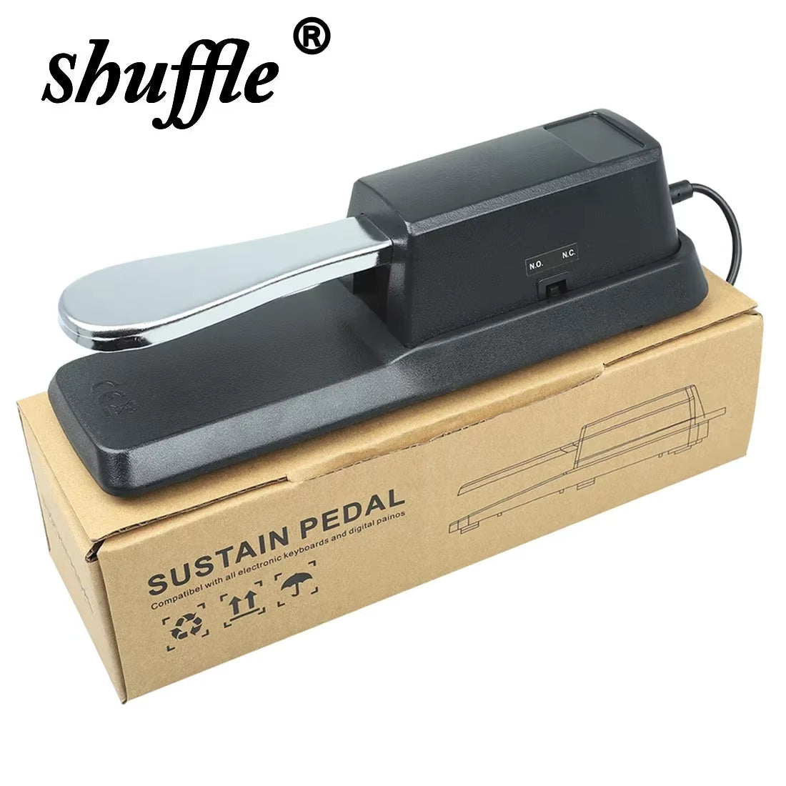 Piano Sustain Damper Pedal Keyboard Universal Roland Electronic Piano Electronic Keyboard Pedal Musical Instrument Accessories