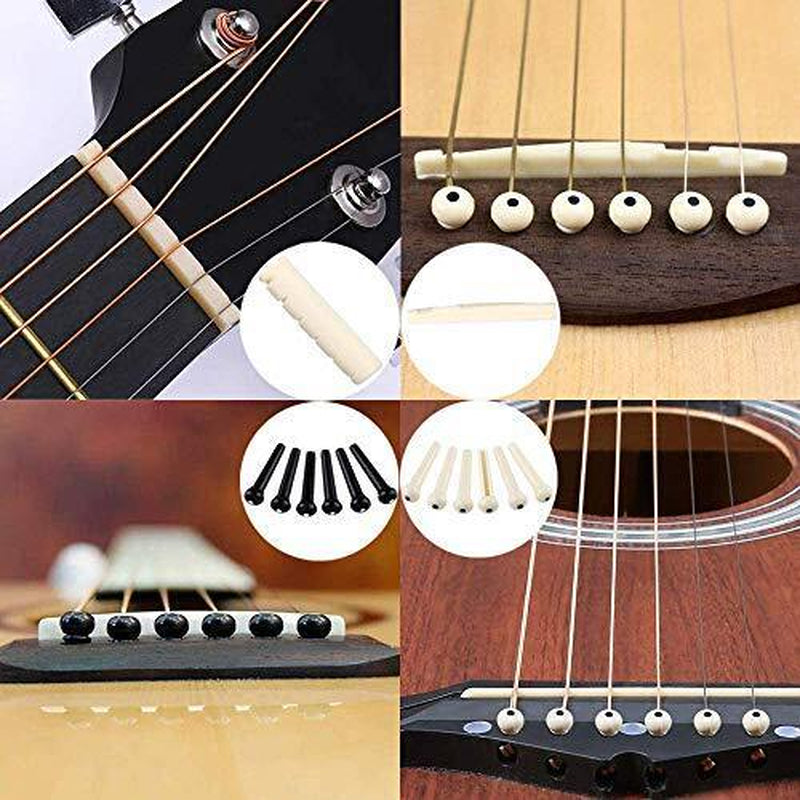 Kit De Accesorios De Guitarra 66 Piezas Incluye Cuerdas De Guitarra Picos Punta